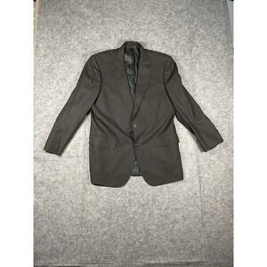 Brooks Brothers Blazer Mens 42R 100% Wool Jacket Made In USA Gray